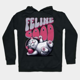 Feline Good – Purrfect Music Cat Shirt Hoodie